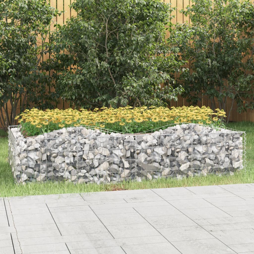 Strat inaltat cu gabion arcuit - 1 | YEO