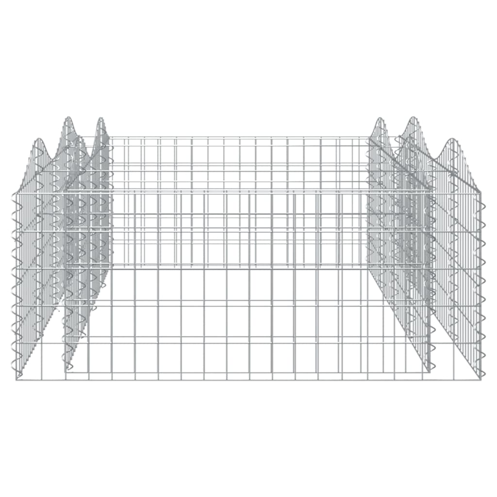 Strat inaltat cu gabion arcuit - 3 | YEO