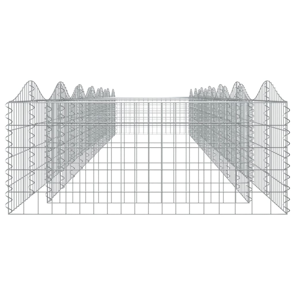 Strat inaltat cu gabion arcuit - 3 | YEO