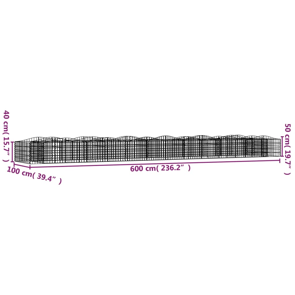 Strat inaltat cu gabion arcuit - 4 | YEO