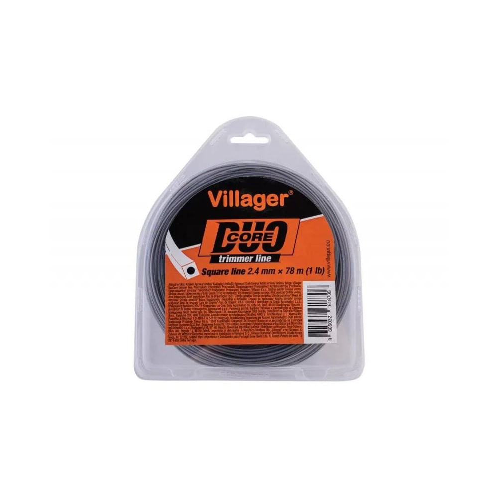 Villager - Fir patrat nailon DUO CORE 2.7mm, 15m [VLG068392]