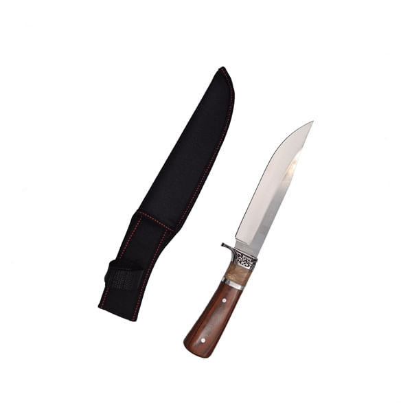 Cutit de vanatoare Tactical Knife, DEPOX®, Maro, 31 cm — imaginea 15