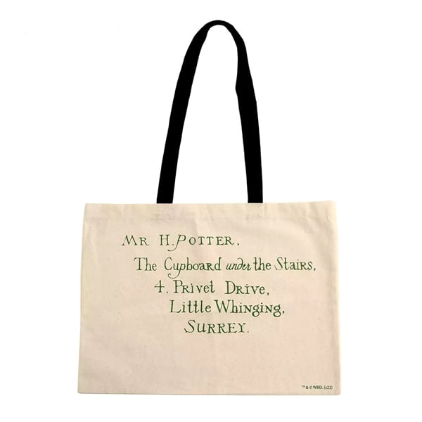 Geanta tote bag, Harry Potter Scrisoare admitere Hogwarts, IdeallStore®, Bumbac - 1 | YEO