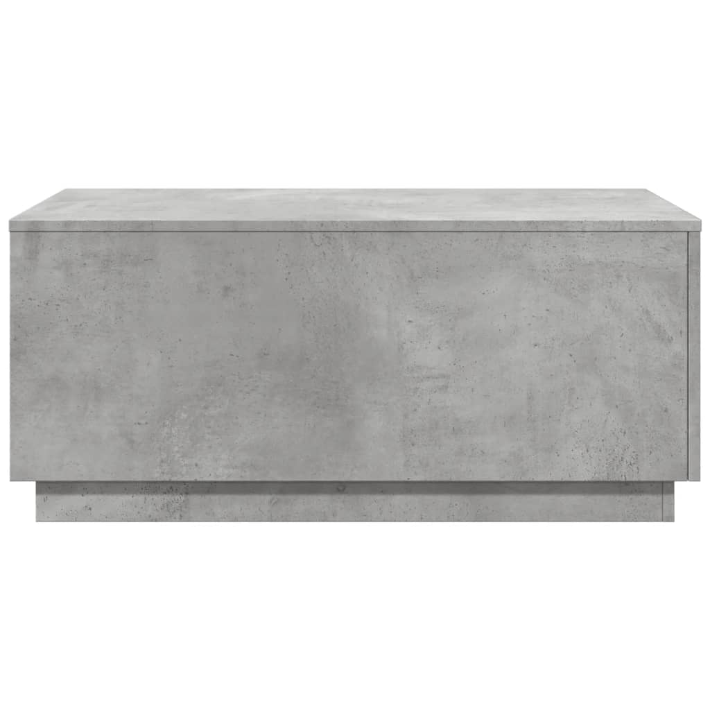 Masuta de cafea cu lumini LED, gri beton, 90x50x40 cm — imaginea 7