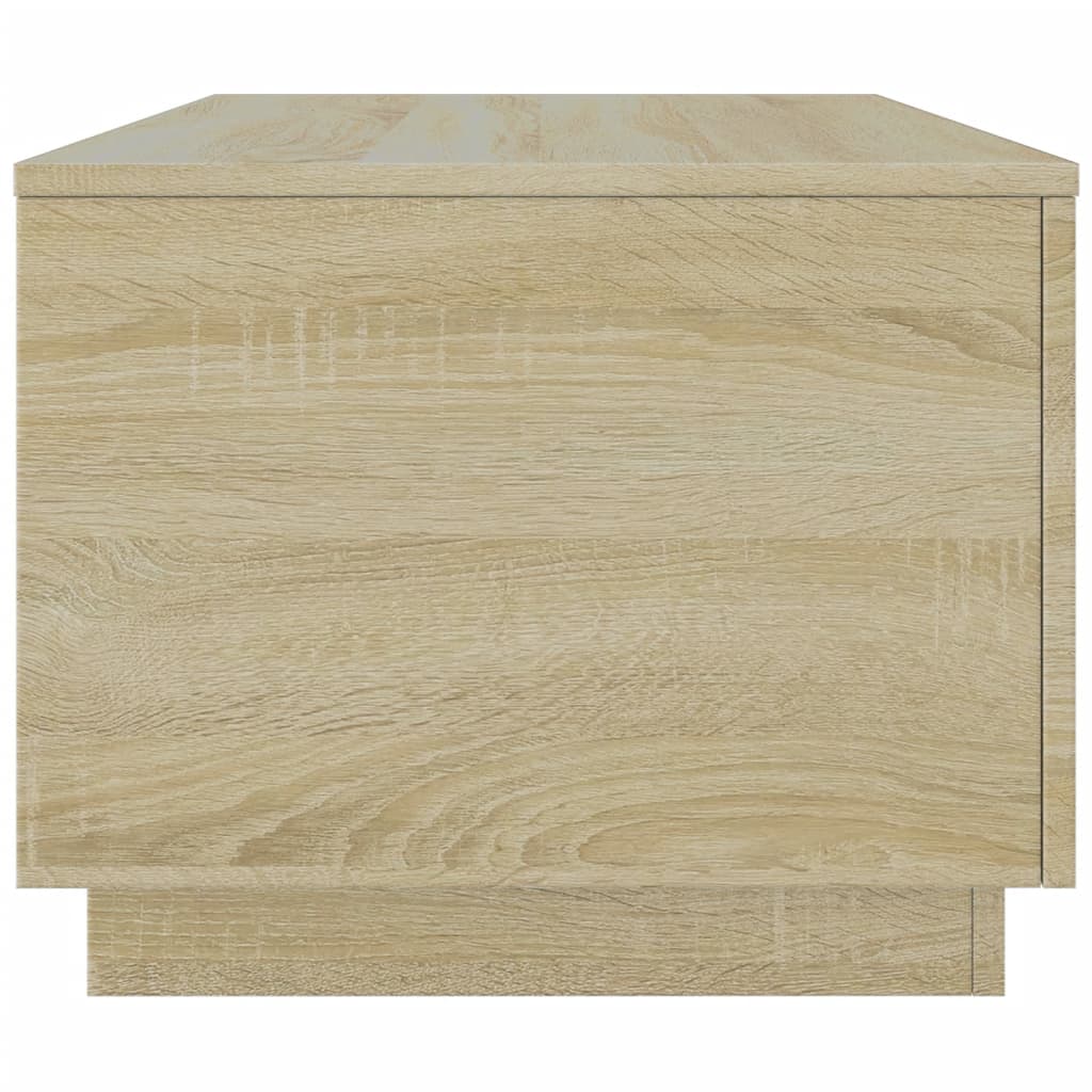 Masuta de cafea cu lumini LED, stejar sonoma, 90x50x40 cm — imaginea 8