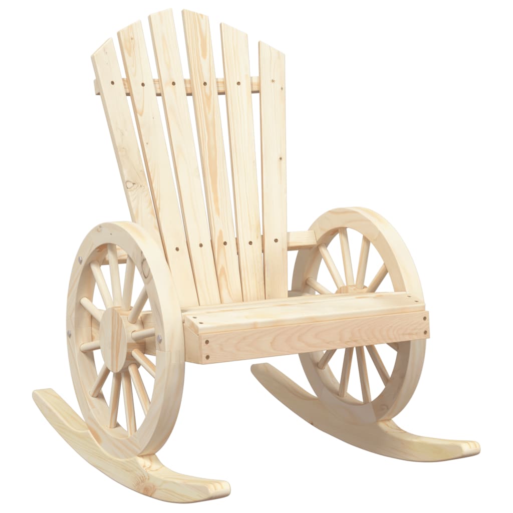 Set mobilier de gradina, 3 piese, lemn masiv de brad — imaginea 4