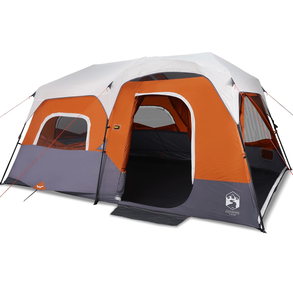 Cort camping cu LED pentru 9 persoane