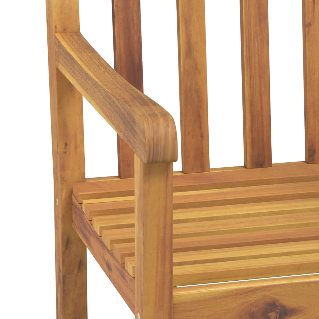 Set mobilier de gradina, 7 piese, lemn masiv de acacia — imaginea 9