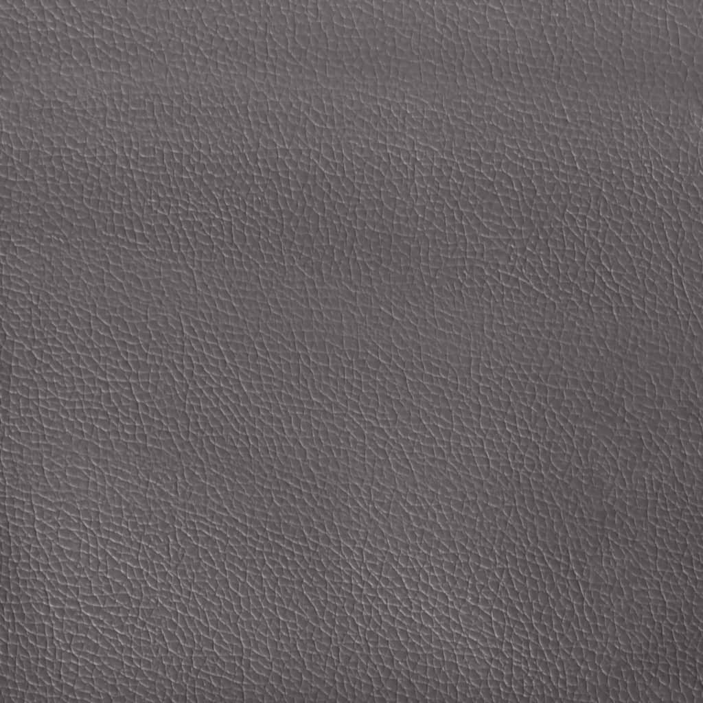 Canapea de o persoana, gri, 60 cm, piele ecologica — imaginea 7
