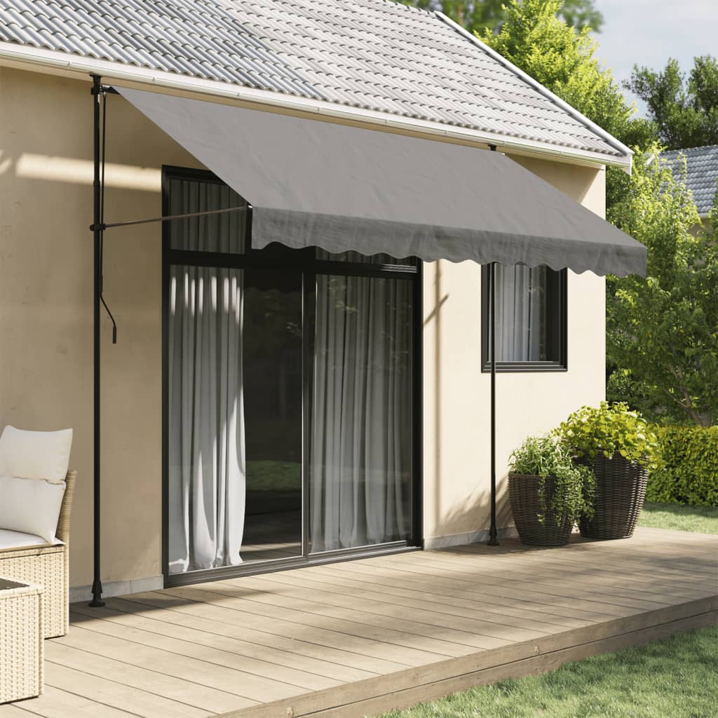 Copertina retractabila, antracit, 300x150 cm, textil si otel - 1 | YEO
