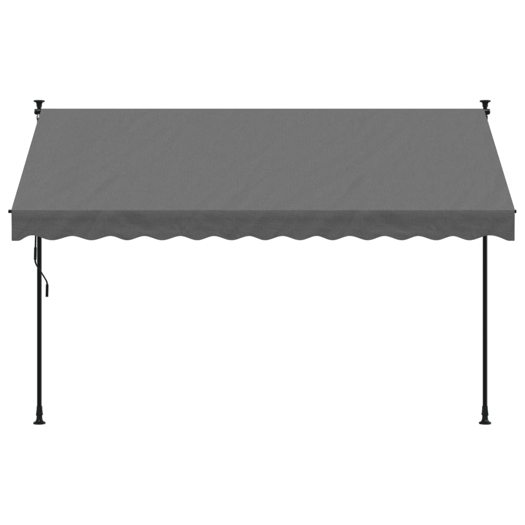 Copertina retractabila, antracit, 300x150 cm, textil si otel - 2 | YEO
