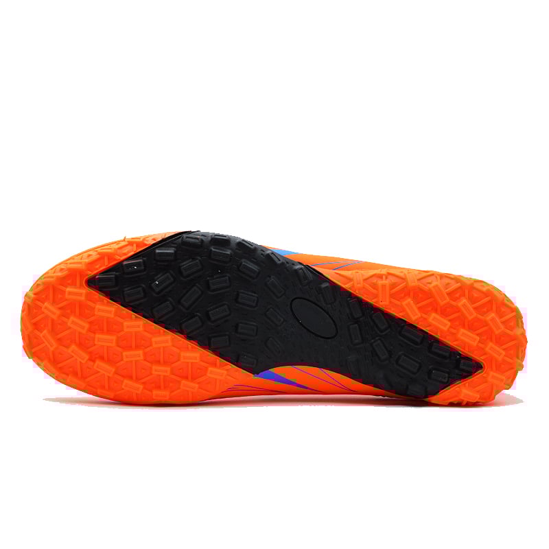 Ghete de fotbal SKY WING, pentru teren sintetic, cusute, 258 grame, culoare portocaliu - 3 | YEO