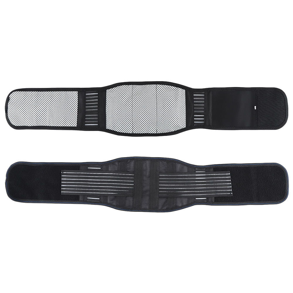 Centura lombara incalzitoare cu 20 magneti de turmalina pentru talie, abdomen, corectare postura, unisex, marime L - 3 | YEO