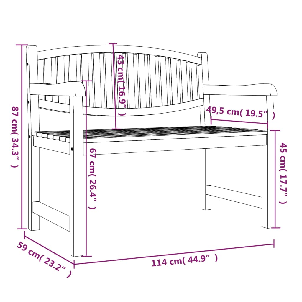 Set mobilier pentru gradina, 3 piese, lemn masiv de tec — imaginea 10