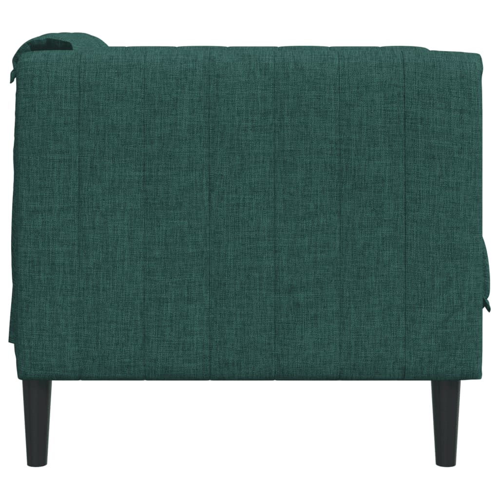 Fotoliu, verde inchis, material textil — imaginea 5