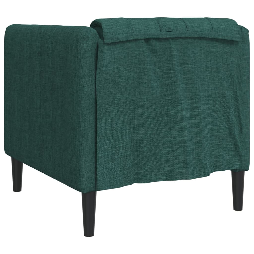 Fotoliu, verde inchis, material textil — imaginea 6