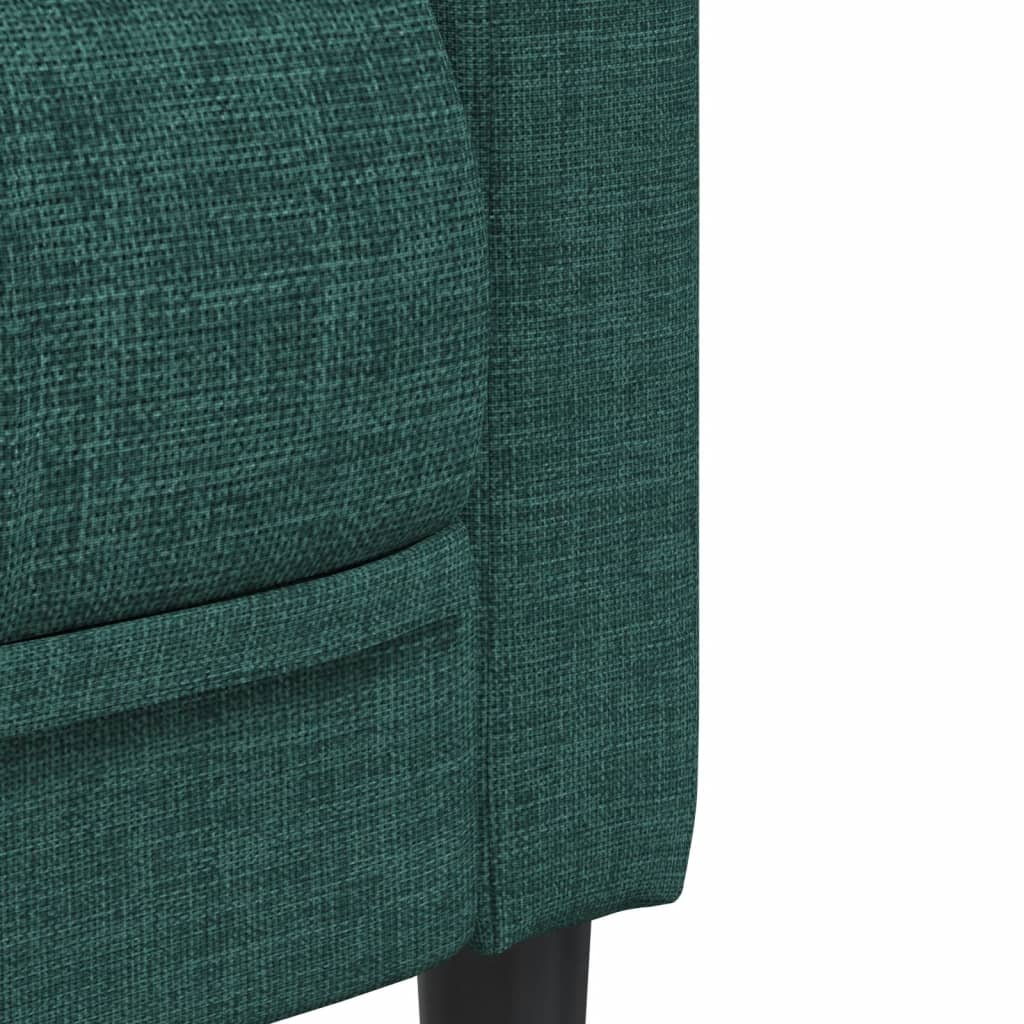Fotoliu, verde inchis, material textil — imaginea 7