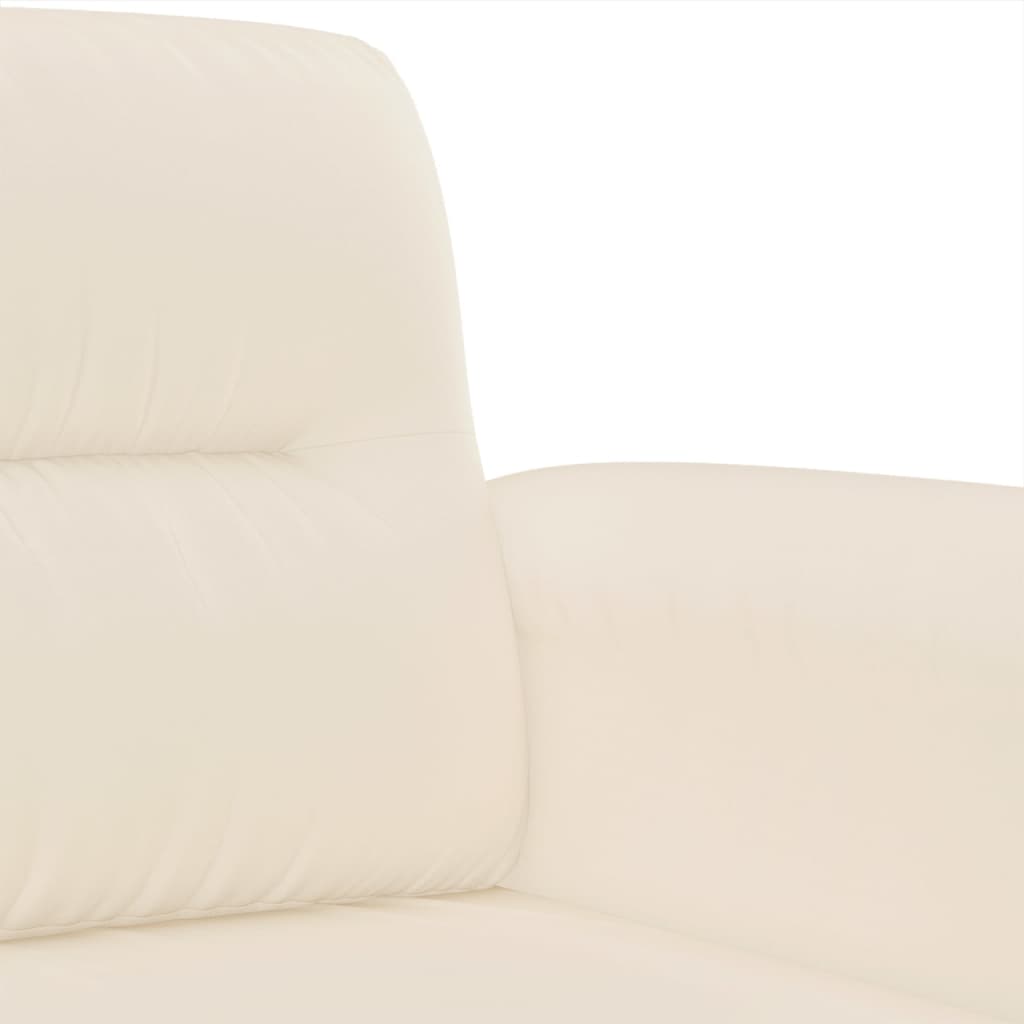 Fotoliu canapea, bej, 60 cm, textil microfibra — imaginea 6