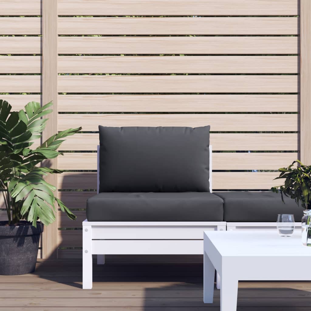 Perne canapea din paleti, 2 buc., antracit, material textil - 1 | YEO