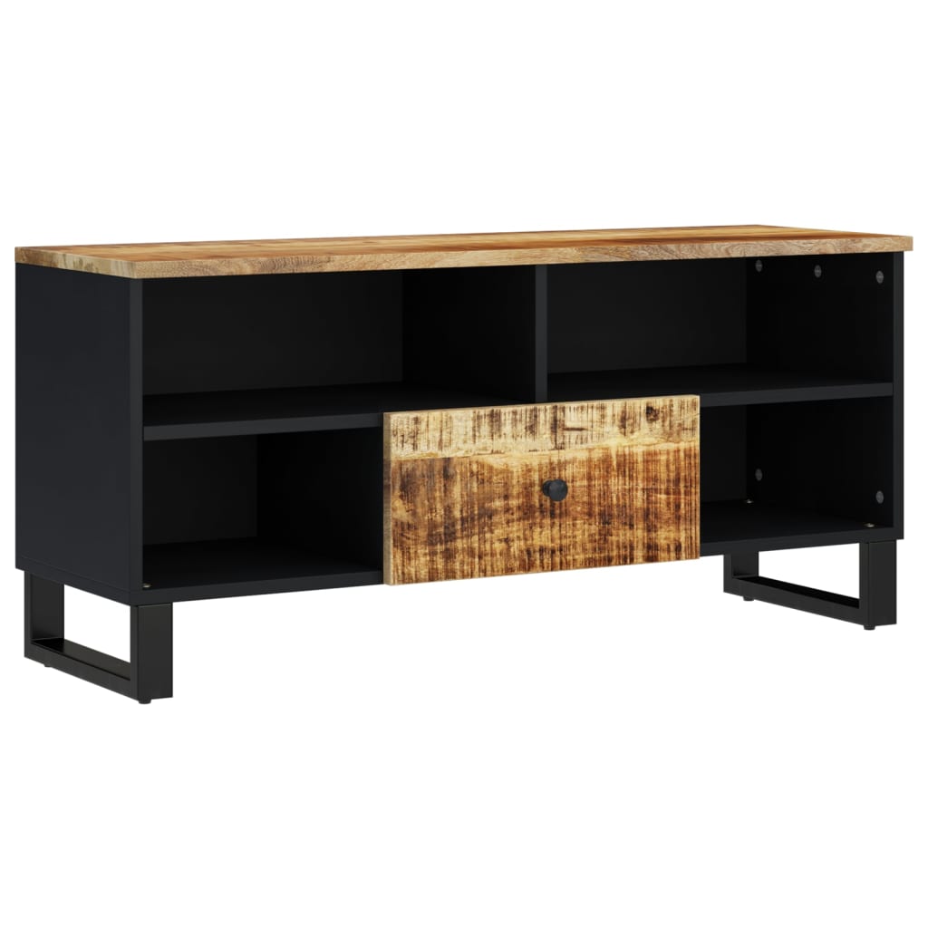 Dulap TV, 100x33x46 cm, lemn masiv