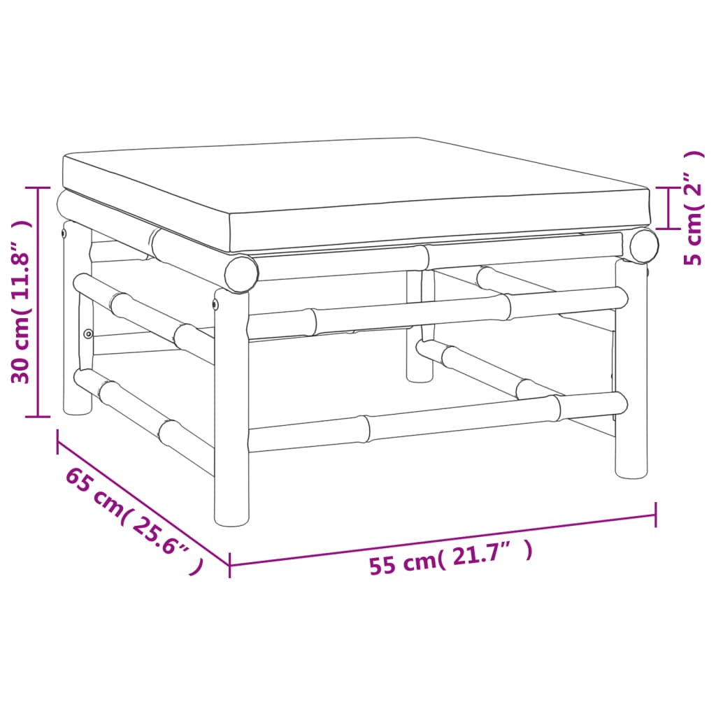 Set mobilier de gradina cu perne - 5 | YEO