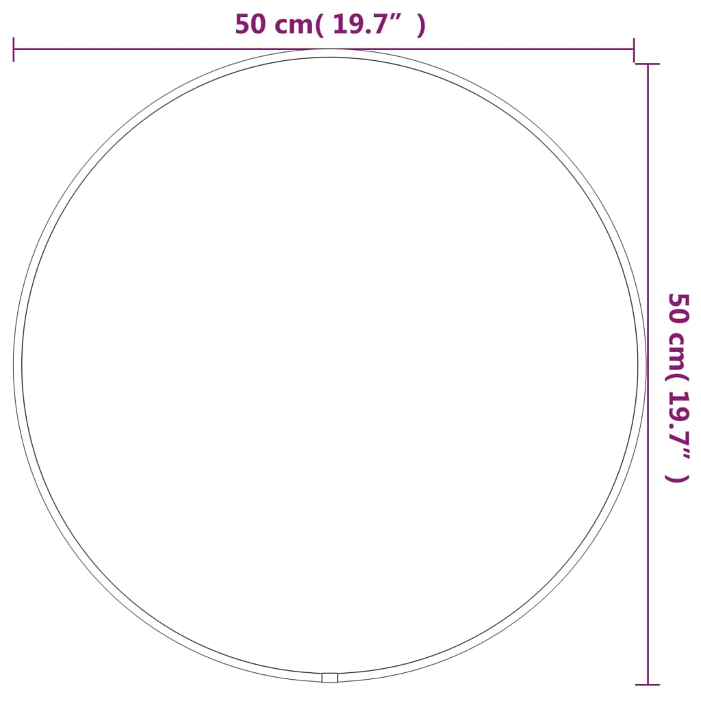Oglinda de perete rotunda - 5 | YEO
