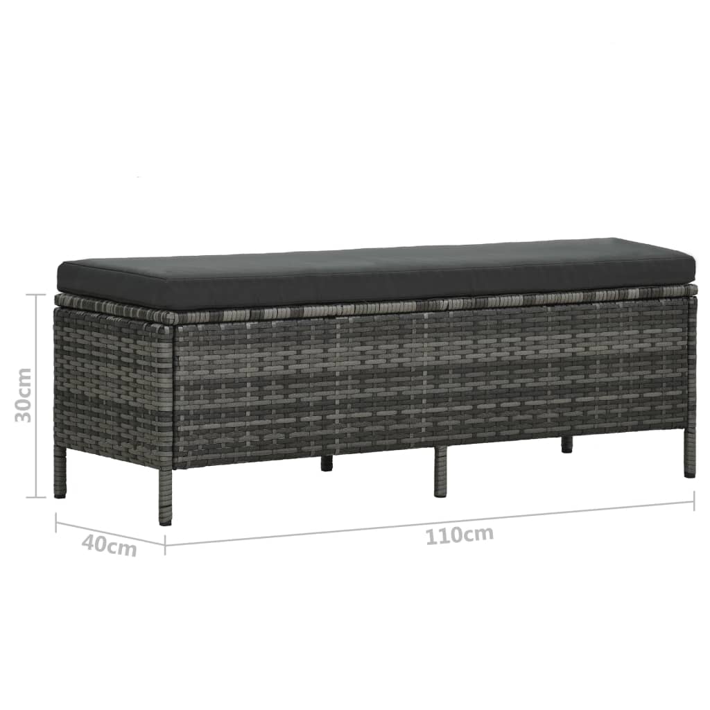 Set mobilier de gradina cu perne, 3 piese — imaginea 11