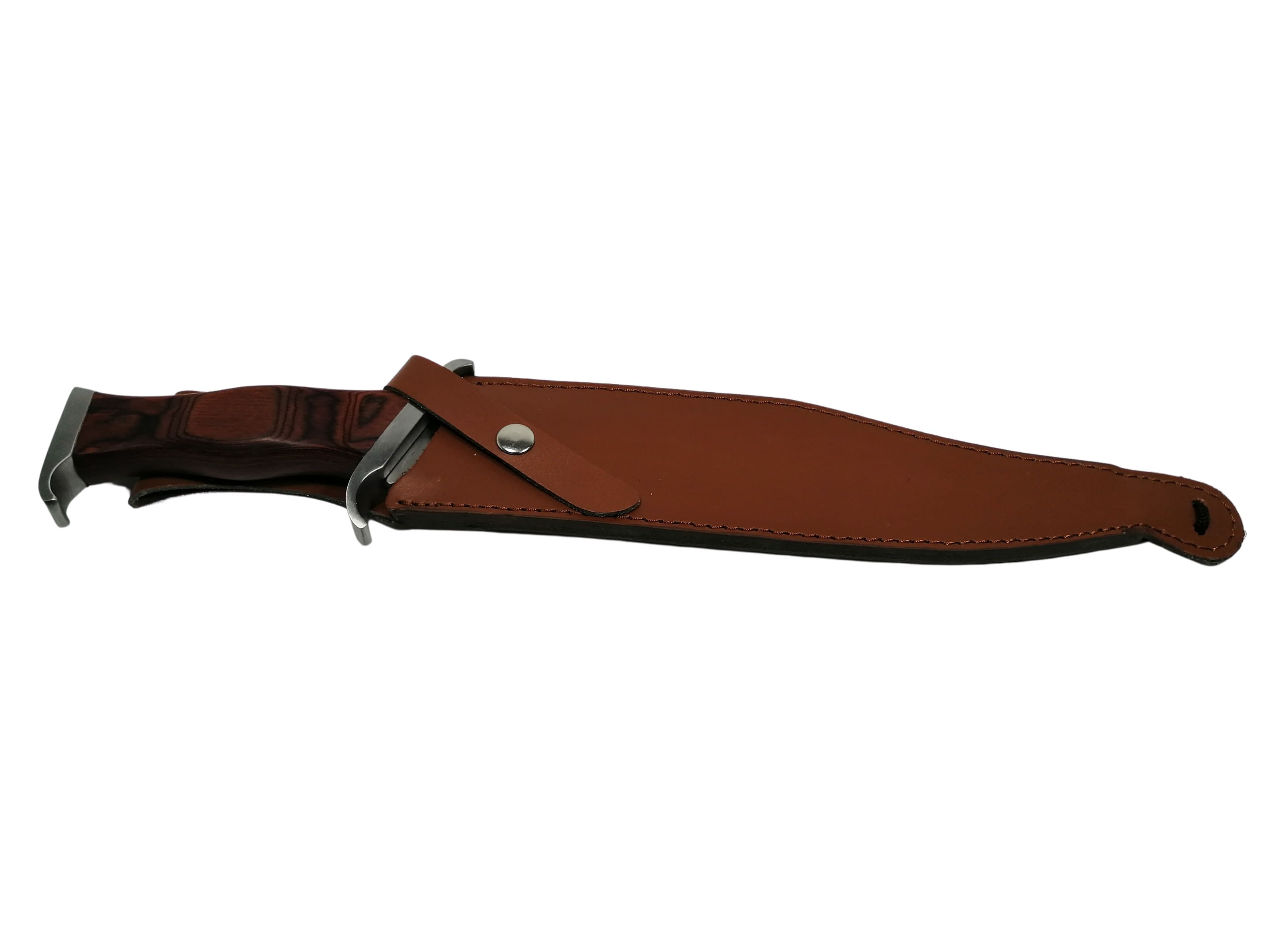 Set doua cutite de vanatoare, Tactical Knife, IdeallStore®, Otel inoxidabil, Teaca inclusa