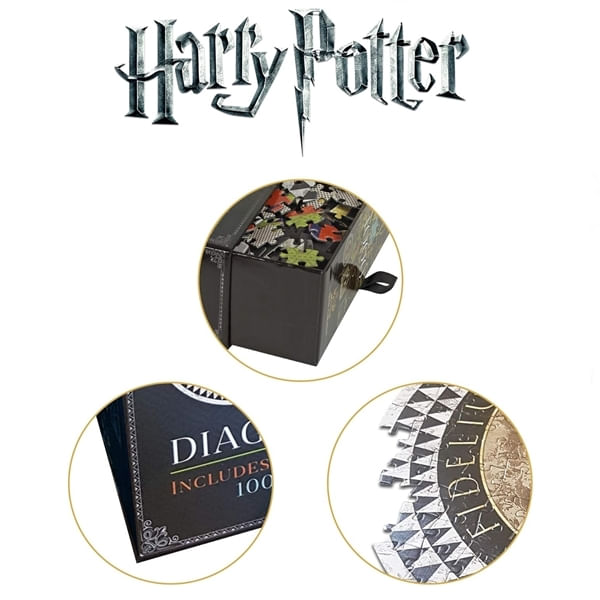 Puzzle Harry Potter, IdeallStore®, Diagon Alley Shop Signs, 1000 piese - 3 | YEO