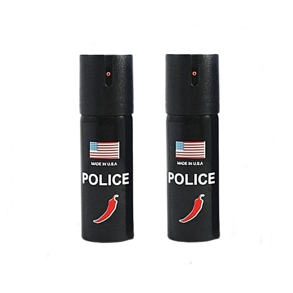 Set 2 bucati Spray paralizant chili USA Police, IdeallStore®, 60 ml, husa inclusa