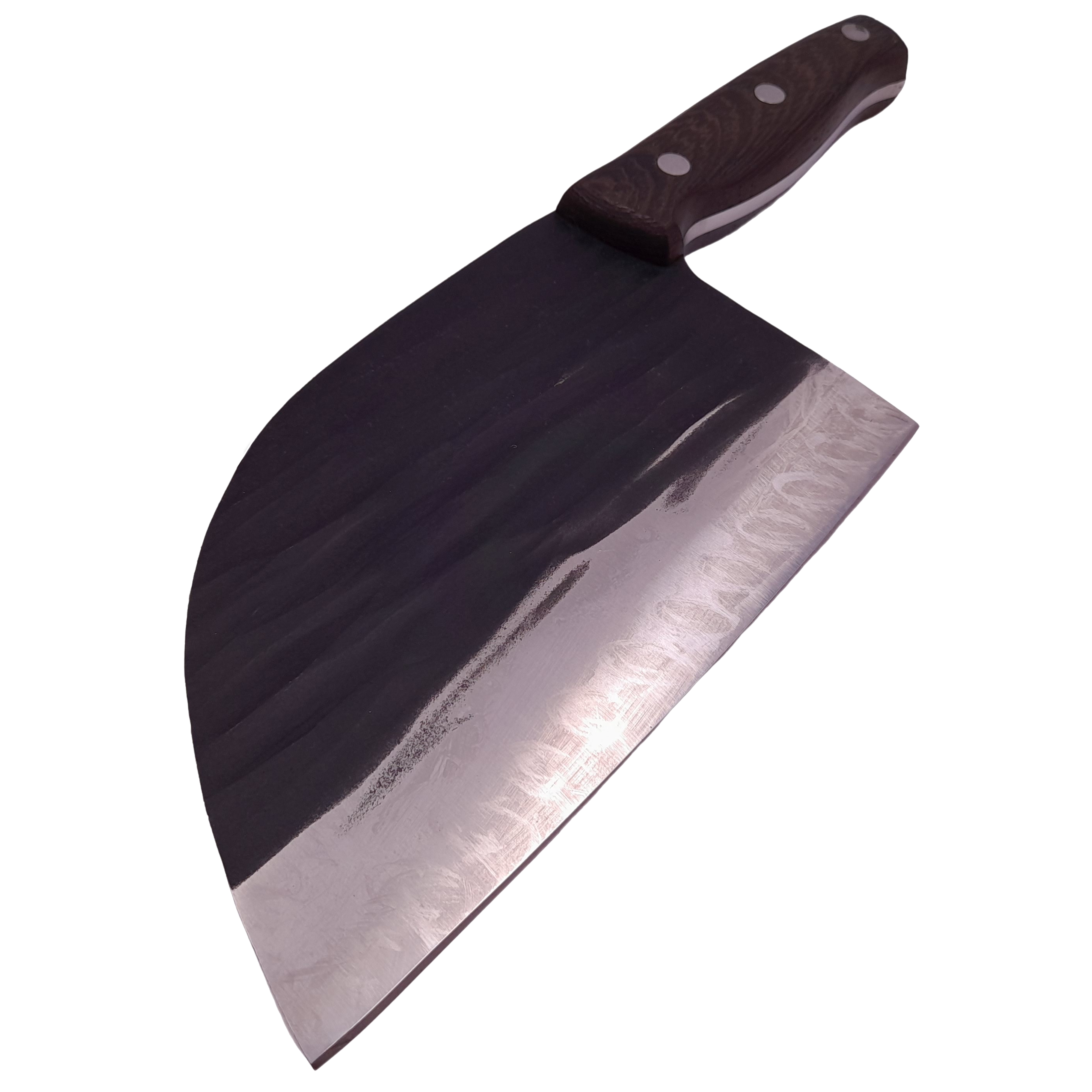 Set Topor Pirate Skull, 39 cm si Cutit Wave Blade, 30 cm, IdeallStore®, otel inoxidabil, negru
