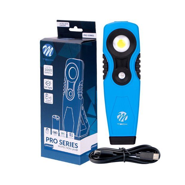 Lampa de lucru M-tech Polonia PRO 15W+3W COB si UV light — imaginea 2