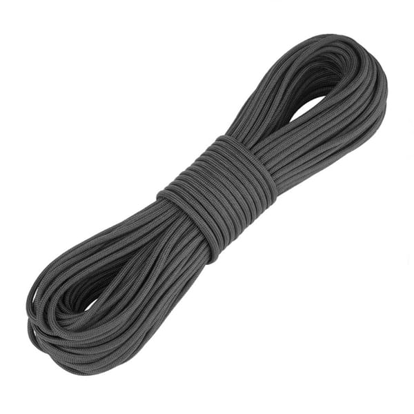 Snur Paracord Premium, IdeallStore®, Negru, 30 m