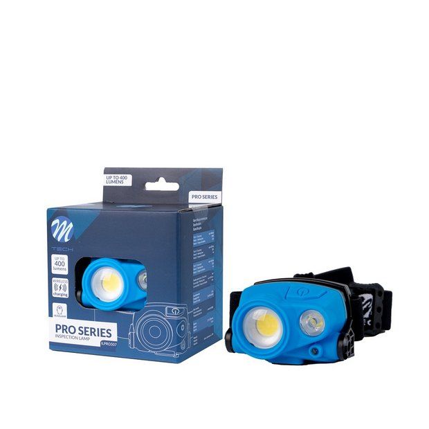 Lampa de lucru ( head-lamp )M-Tech Polonia PRO 3W+3W COB — imaginea 2