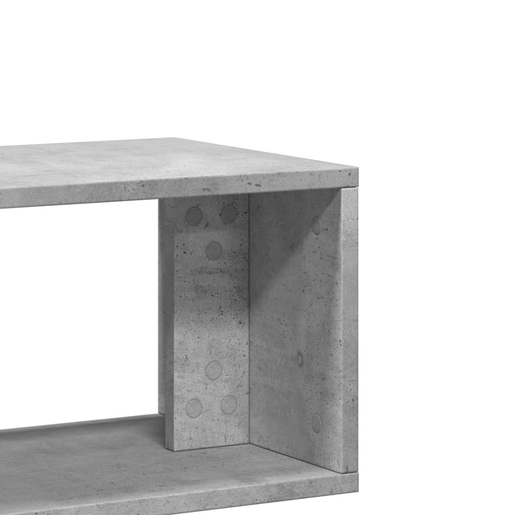 Dulap TV, 2 buc., gri beton, 100x30x50 cm, lemn prelucrat — imaginea 10