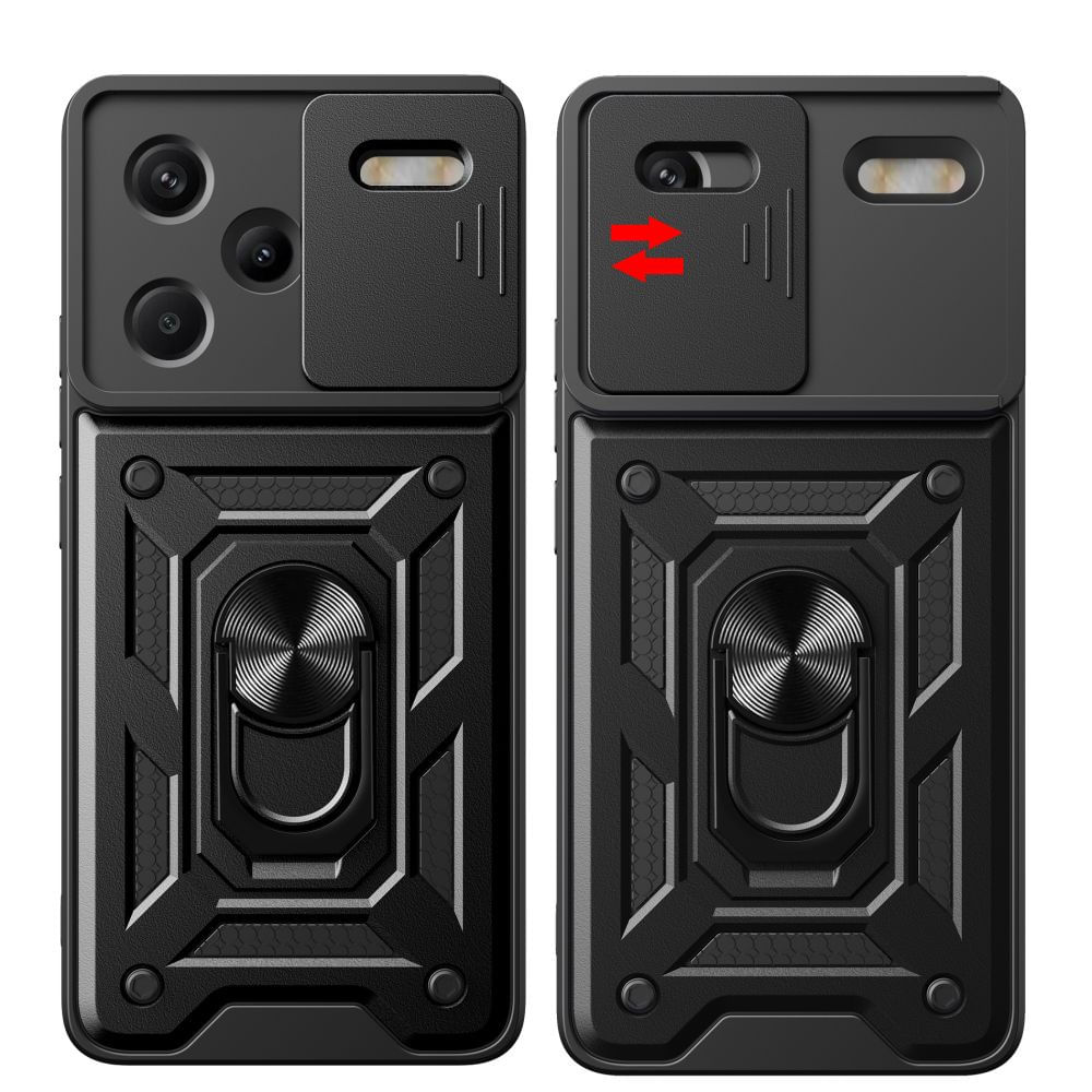 Husa Tech-Protect Camshield Pro pentru Xiaomi Redmi Note 13 Pro+ Plus 5G Negru - 1 | YEO