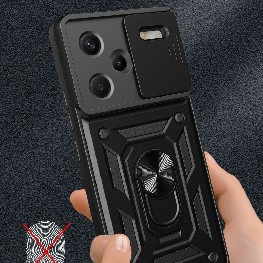 Husa Tech-Protect Camshield Pro pentru Xiaomi Redmi Note 13 Pro+ Plus 5G Negru - 4 | YEO