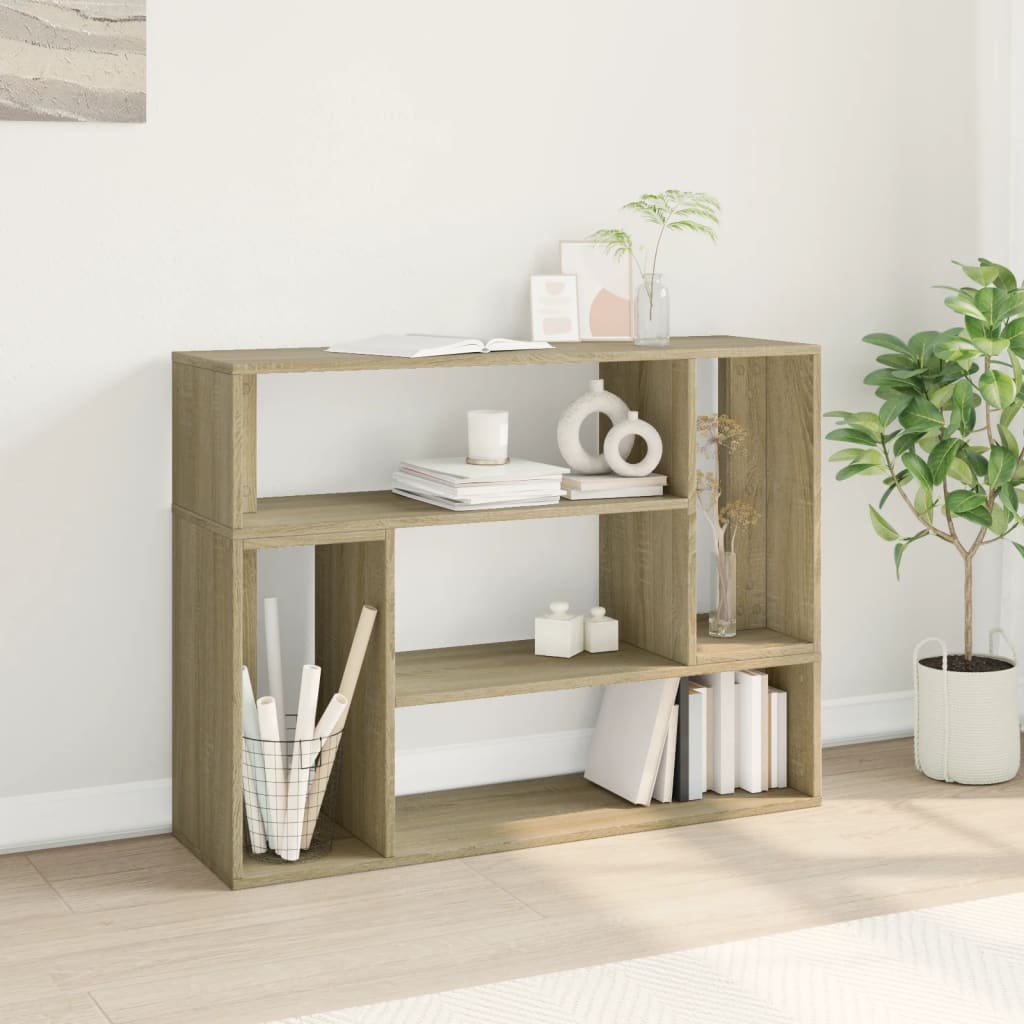Dulap TV, 2 buc., stejar sonoma, 100x30x50 cm, lemn prelucrat — imaginea 4