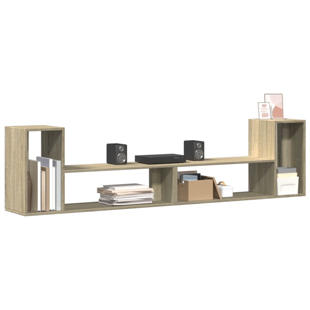 Dulap TV, 2 buc., stejar sonoma, 100x30x50 cm, lemn prelucrat — imaginea 5