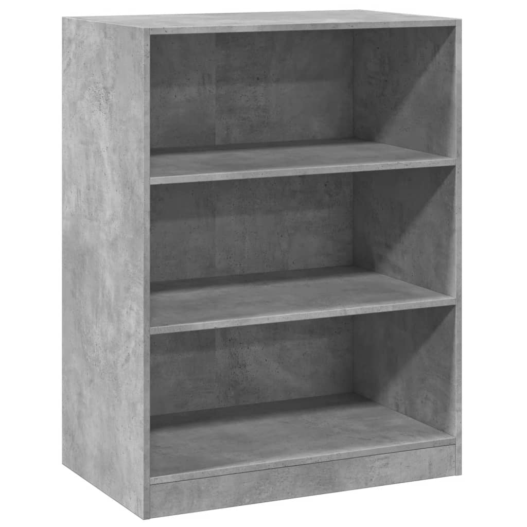 Dulap, gri beton, 77x48x102 cm, lemn prelucrat, model fără tijă
