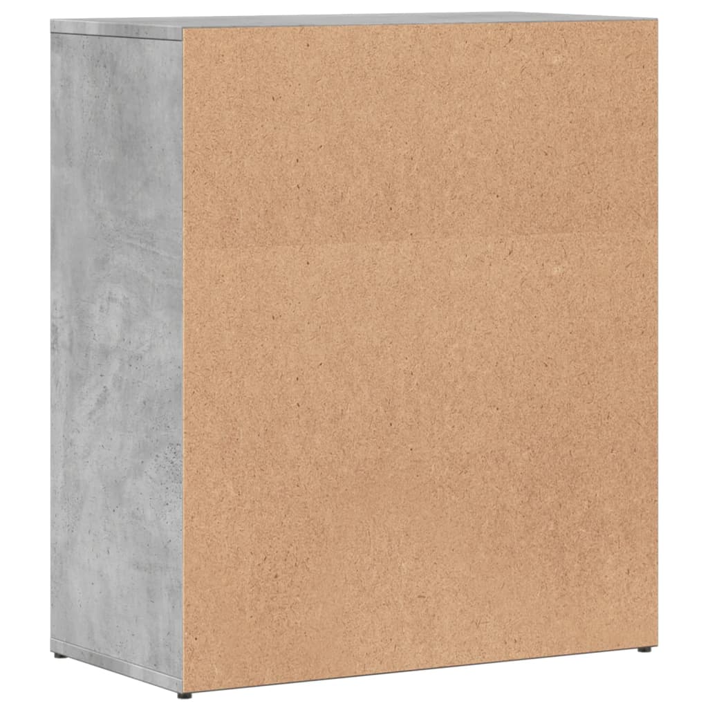 Dulap, gri beton, 60x31x70 cm, lemn prelucrat — imaginea 7