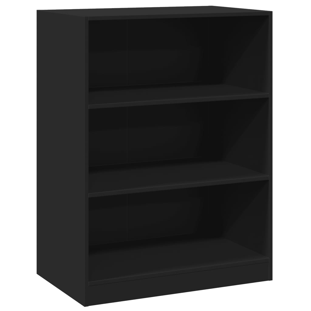 Dulap, negru, 77x48x102 cm, lemn prelucrat, model fără tijă