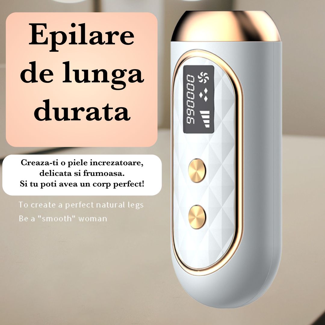 Epilator IPL PREMIUM, portabil, eficient, Display LCD, Utilizare Sigura acasa, Usor, Rapid si Confortabil - 4 | YEO