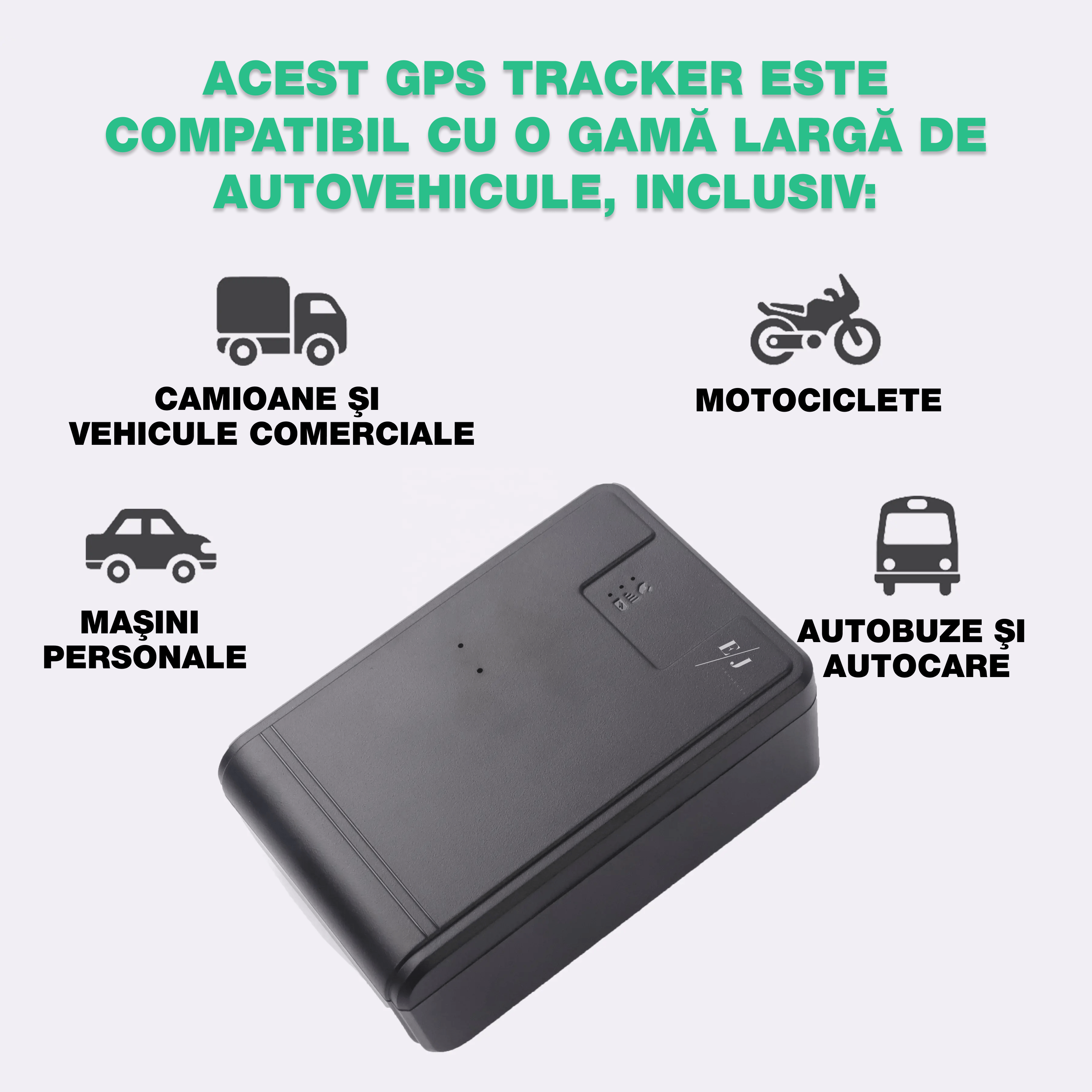 GPS tracker auto, Q12, 4G LTE, baterie 20000mah, stand-by 120 de zile, antifurt, fixare magnetica, precizie 10m