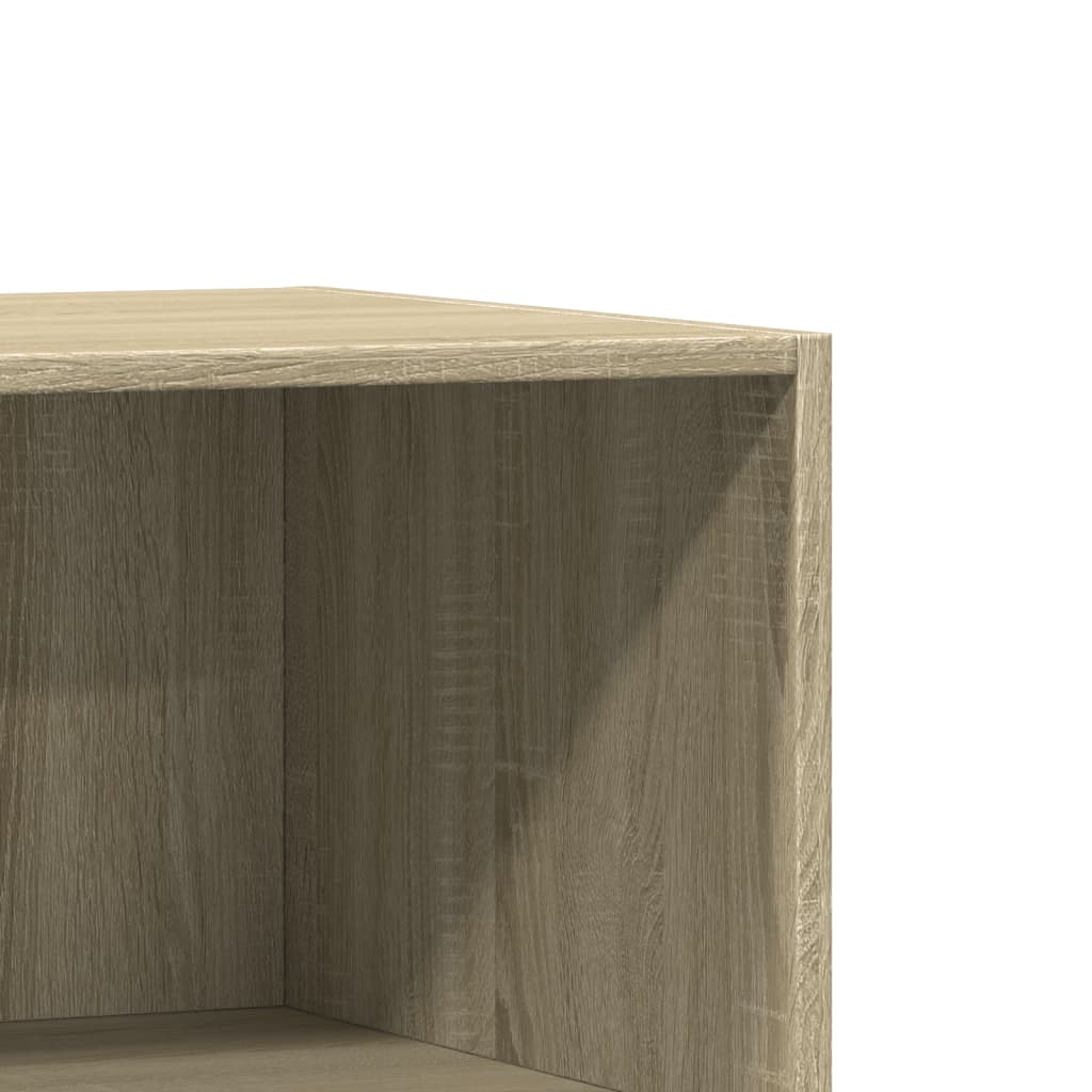 Dulap, stejar sonoma, 77x48x102 cm, lemn prelucrat, model fără tijă — imaginea 8