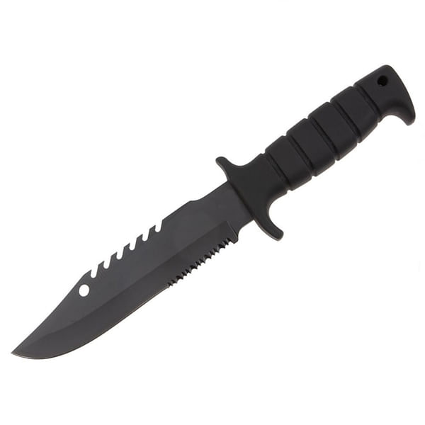 Cutit tactic, IdeallStore®, Ultimate Survival, 29 cm, Negru