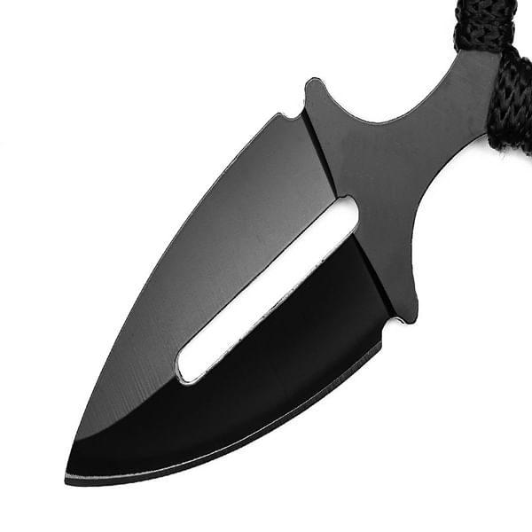 Cutit tactic pumnal, IdeallStore®, Black Knife, 13 cm, Otel inoxidabil - 4 | YEO