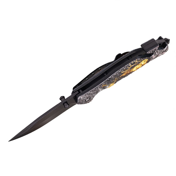 Briceag salvare, IdeallStore®, Hunting Deer, 21 cm, Otel inoxidabil - 1 | YEO