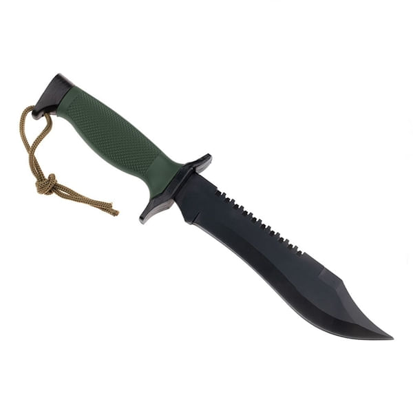 Cutit tactic, DEPOX®, Military Rambo, 30.7 cm, Verde — imaginea 6