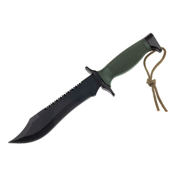 Cutit tactic, IdeallStore®, Military Rambo, 30.7 cm, Verde